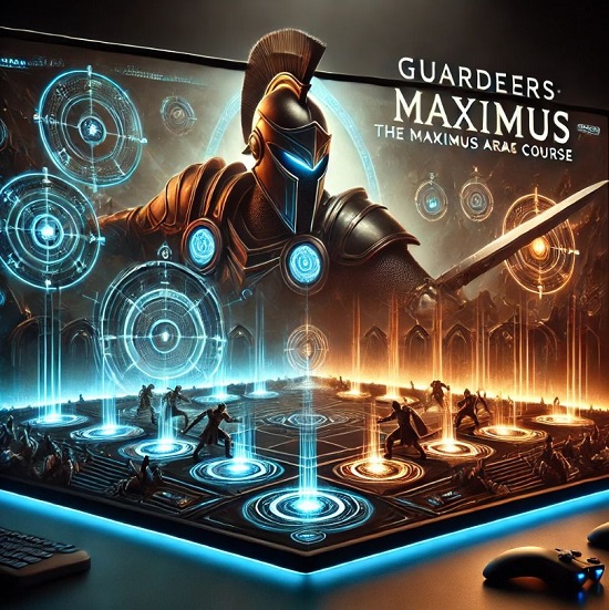 Guardeers The Maximus Arena Course, battle strategy course, arena combat training, warrior mindset, tactical mastery, competitive gaming strategies, real combat training, elite strategy course, battlefield tactics